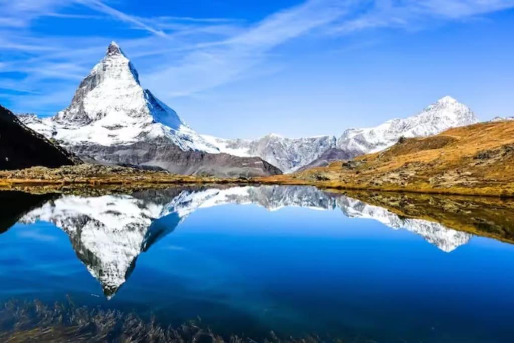 Panorama Apartment For 4 Near Zermatt Теш Екстер'єр фото